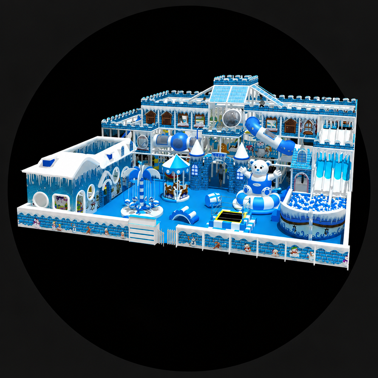 Inflatable castle