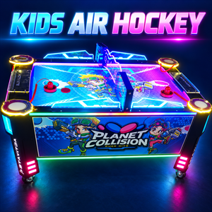 Kids Planet Collision 2-Player Commercial Air Hockey Table | 儿童碰撞双人商用空气曲棍球机