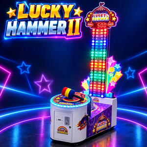 Rocket Hammer Arcade Hitting Game 2| 火箭锤击力量测试游戏机 2